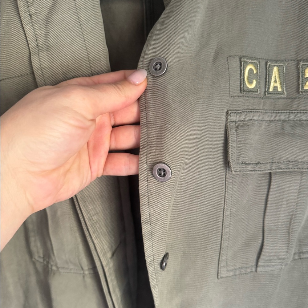 RAILS Rowens military style jacket Sage Sz M - Picture 9 of 14